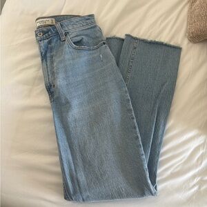 Abercrombie Ulta High Rise 90s Straight Jeans